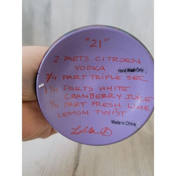 Lolita 21 martini glass legal drink birthday decor - Picture 11 of 11